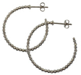 Moon Cut Hoop Earrings