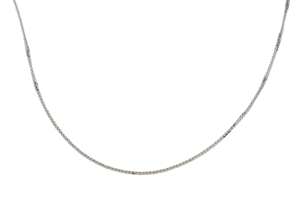 Diamond Cut Wheat Chain Necklace