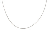 Diamond Cut Rolo Chain Necklace