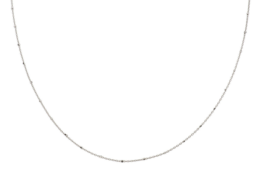 Diamond Cut Cube Chain Necklace