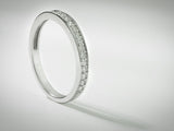 Round Diamond Wedding Band