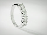 Five Stone Round Diamond Band